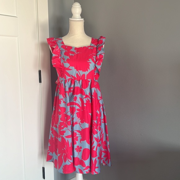 So Chic Boutique Summer Hawaiian Sleeveless Dress - Picture 1 of 6